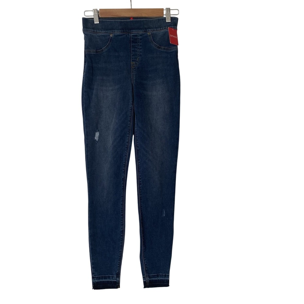 NWT Spanx Pull On‎ Jean Leggings Distressed Size Small